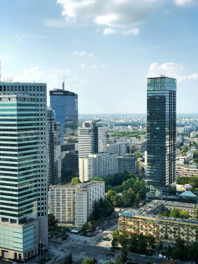 aerial photograph of concrete structure